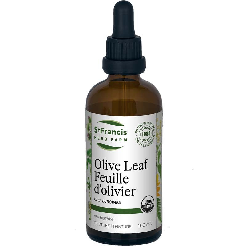Feuilles d'olivier teinture mère 50 ml — Herboristerie Desjardins
