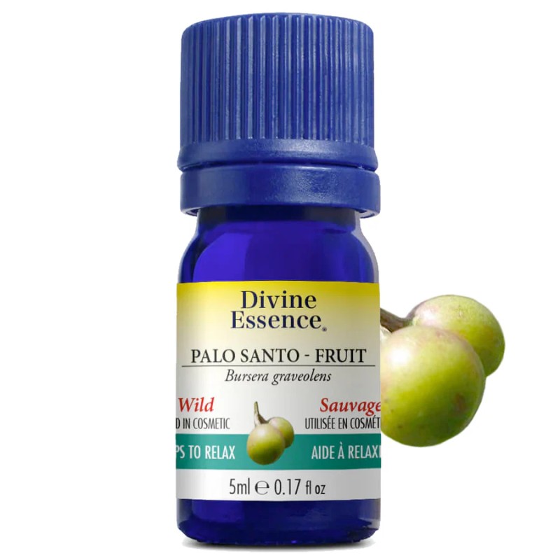 Huile essentielle Palo Santo Fruit Sauvage- 5ml 5 ml — Herboristerie Desjardins