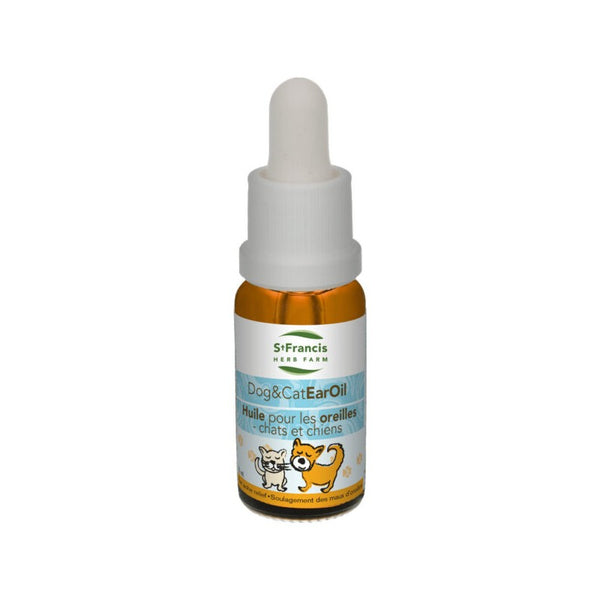 Huile pour les oreilles chats et chiens - 15 ml