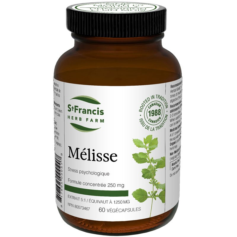 Mélisse 60 capsules — Herboristerie Desjardins