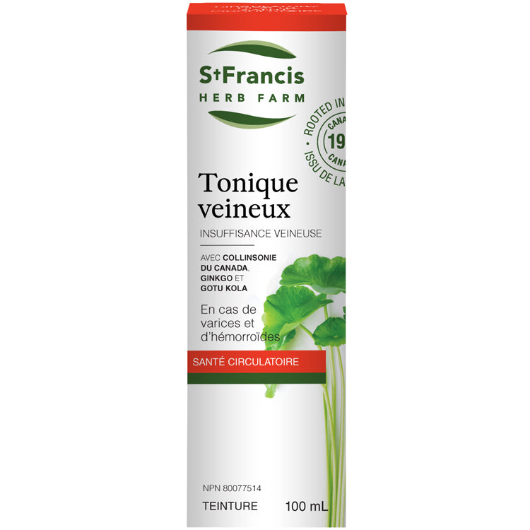 Tonique veineux (Vein Tonic) — teinture mère 100 ml — St-Francis herb farm