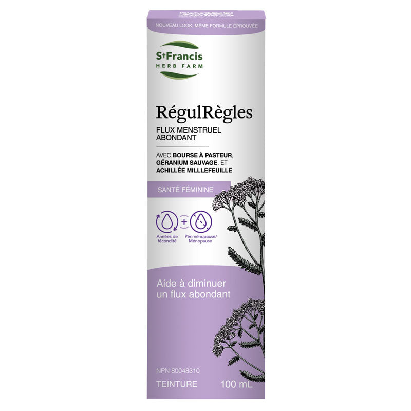 RégulRègles (Regular Flow) — teinture mère 50 ml — St-Francis herb farm