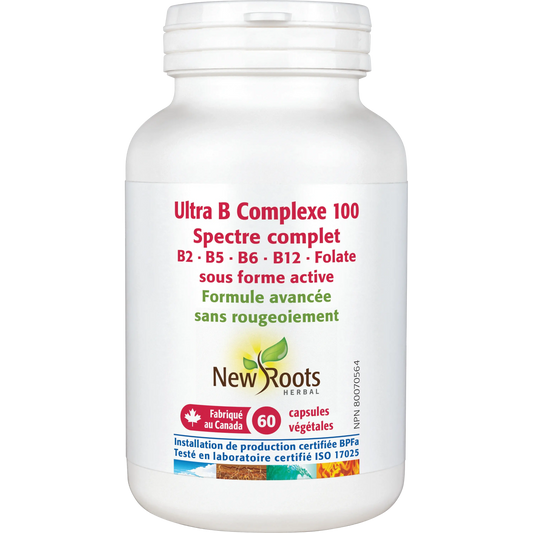Ultra B Complexe 100 mg, New Roots Herbal, 60 capsules