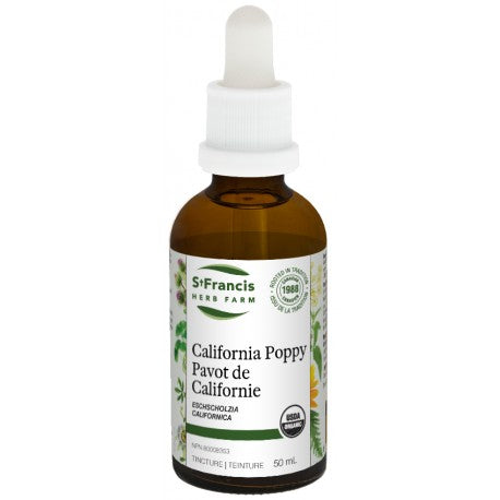 Pavot de Californie teinture mère 50 ml — Herboristerie Desjardins