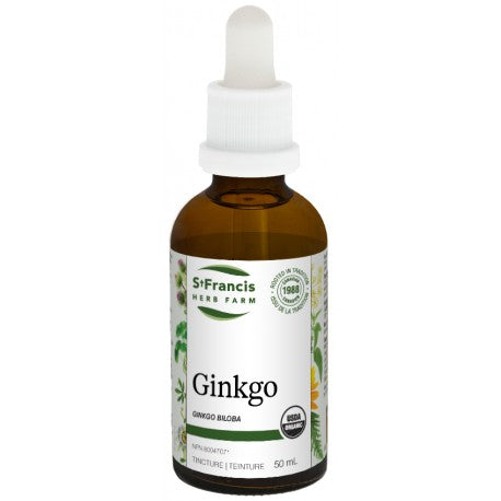 Ginkgo teinture mère 50 ml — Herboristerie Desjardins