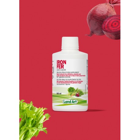 Supplément de fer liquide 500 mL — Herboristerie Desjardins