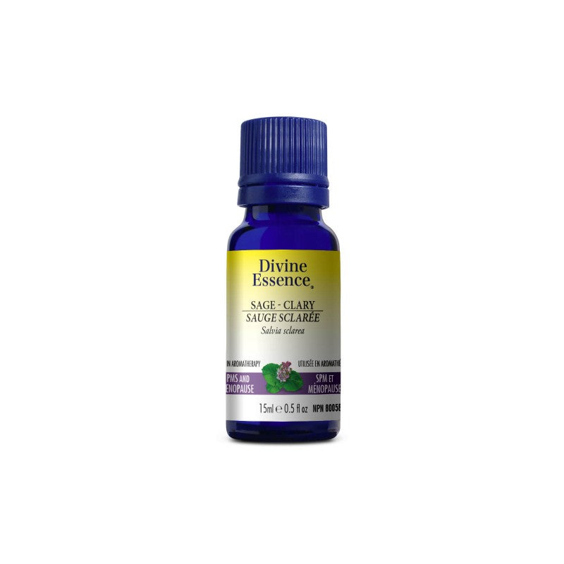Huile essentielle Sauge Sclarée 15 ml — Herboristerie Desjardins