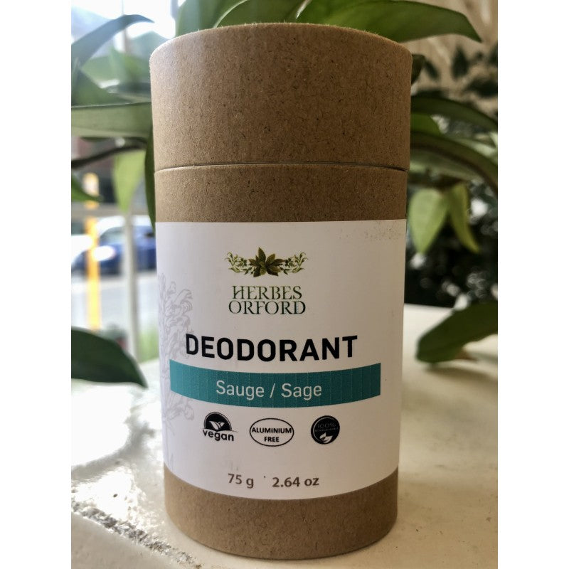 Déodorant naturel Herbes Orford – Sauge — Herboristerie Desjardins