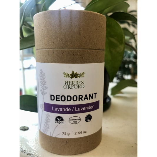 Déodorant naturel Herbes Orford – Lavande — Herboristerie Desjardins