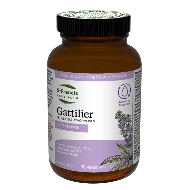 Gattilier - 60 capsules — Herboristerie Desjardins