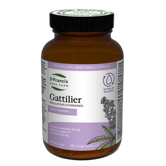 Gattilier - 60 capsules — Herboristerie Desjardins