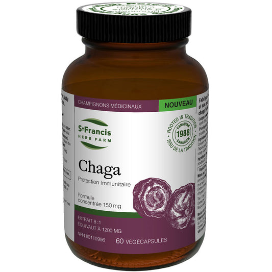Chaga - 60 capsules — Herboristerie Desjardins