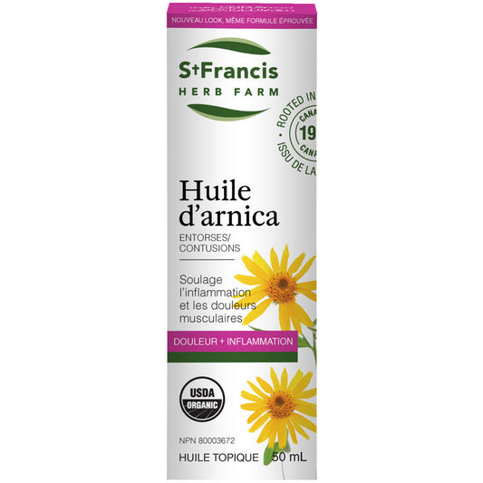 Huile d'Arnica - 50ml — Herboristerie Desjardins