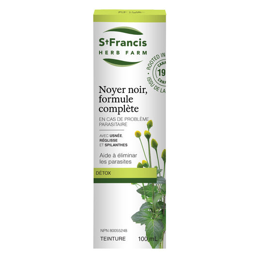 Noyer Noir formule complete teinture mère 50 ml — Herboristerie Desjardins