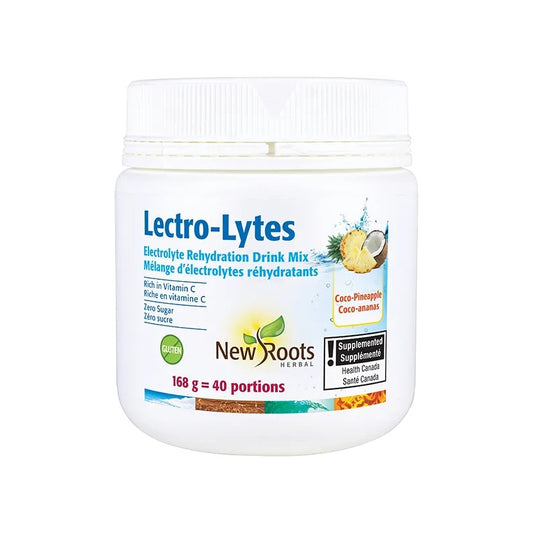 Lectro-Lytes Électrolytes coco-ananas 168g — Herboristerie Desjardins