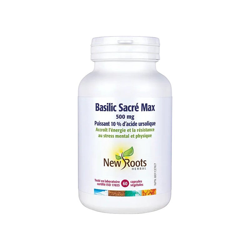 Basilic Sacré Max (60 capsules) — Herboristerie Desjardins