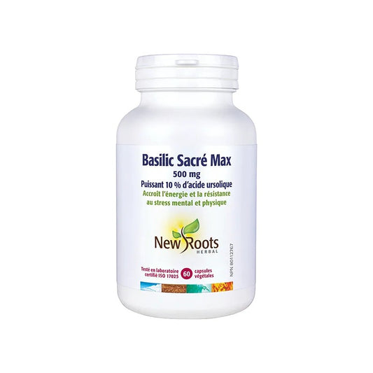 Basilic Sacré Max (60 capsules) — Herboristerie Desjardins