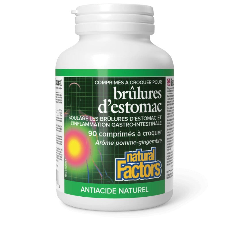 Brûlures d'estomac (90 capsules) — Herboristerie Desjardins
