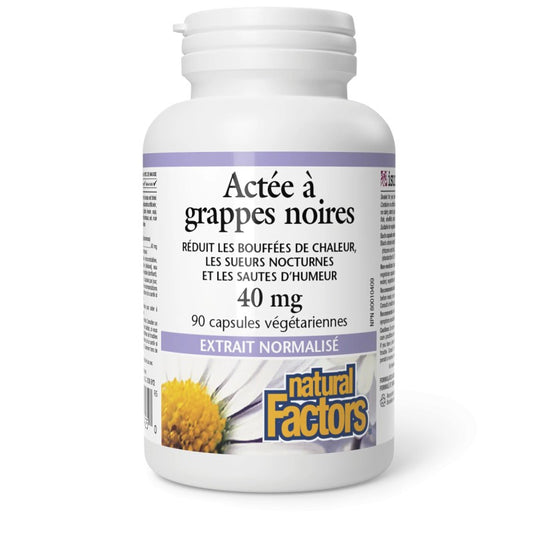 Actée à grappes noires 40mg — Herboristerie Desjardins