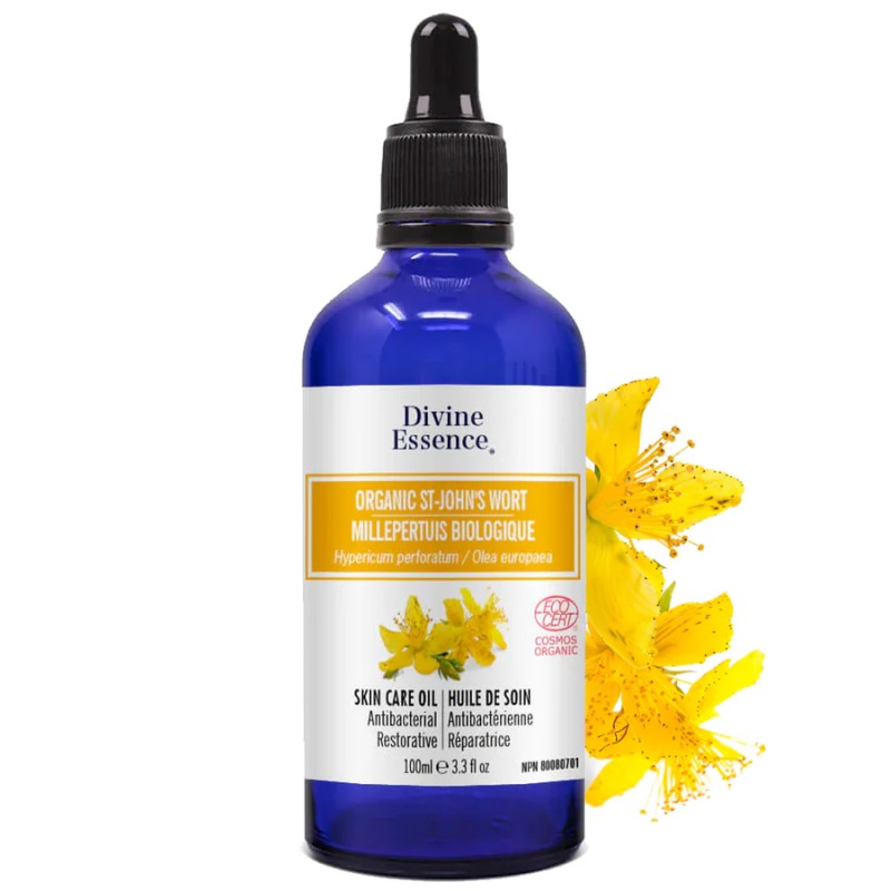 Huile de Millepertuis Biologique 30ml — Herboristerie Desjardins
