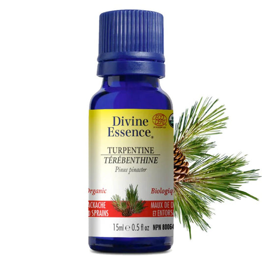 Huile essentielle Térébenthine Biologique 15 ml — Herboristerie Desjardins