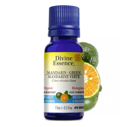 Huile essentielle Mandarine Verte Biologique 15 ml — Herboristerie Desjardins