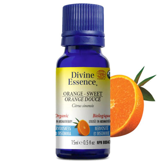 Huile essentielle Orange Douce Biologique 15 ml — Herboristerie Desjardins