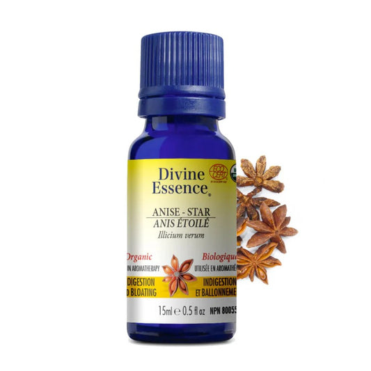 Huile essentielle Anis Étoilé Biologique 15 ml — Herboristerie Desjardins