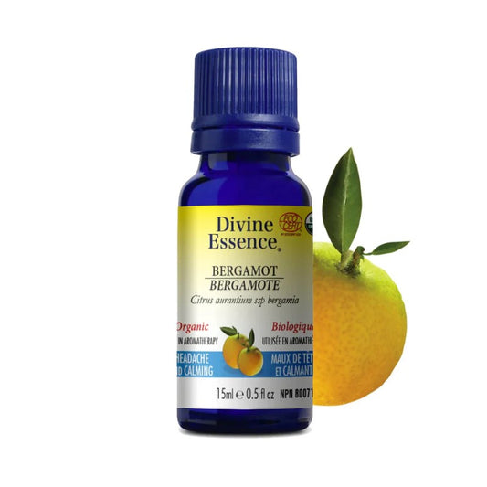 Huile essentielle Bergamote Biologique 15 ml — Herboristerie Desjardins