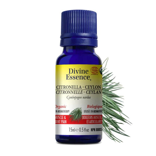 Huile essentielle Citronnelle 15 ml — Herboristerie Desjardins