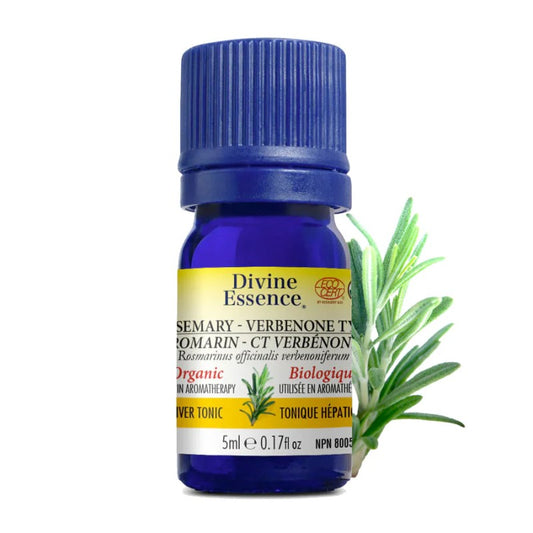 Huile essentielle Romarin Type Verbénone Biologique 5 ml — Herboristerie Desjardins