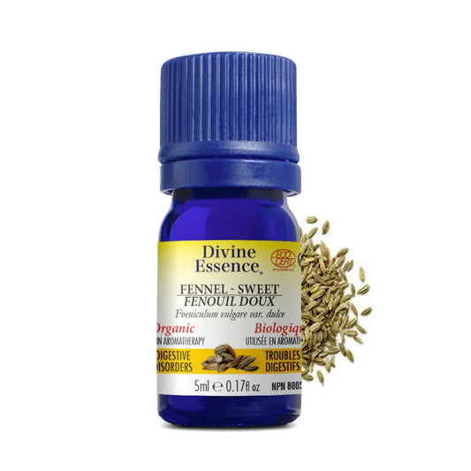 Huile essentielle Fenouil Doux Biologique 5 ml — Herboristerie Desjardins