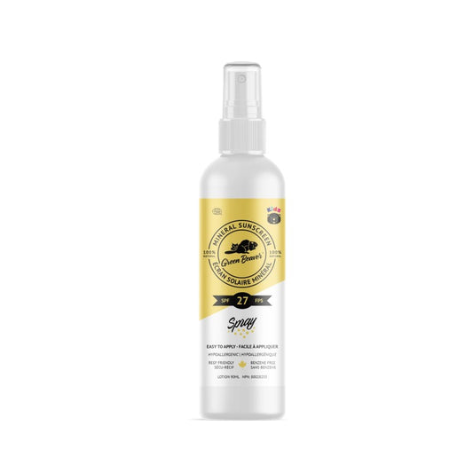 Écran solaire minéral - FPS 27 Spray KIDZ — Herboristerie Desjardins