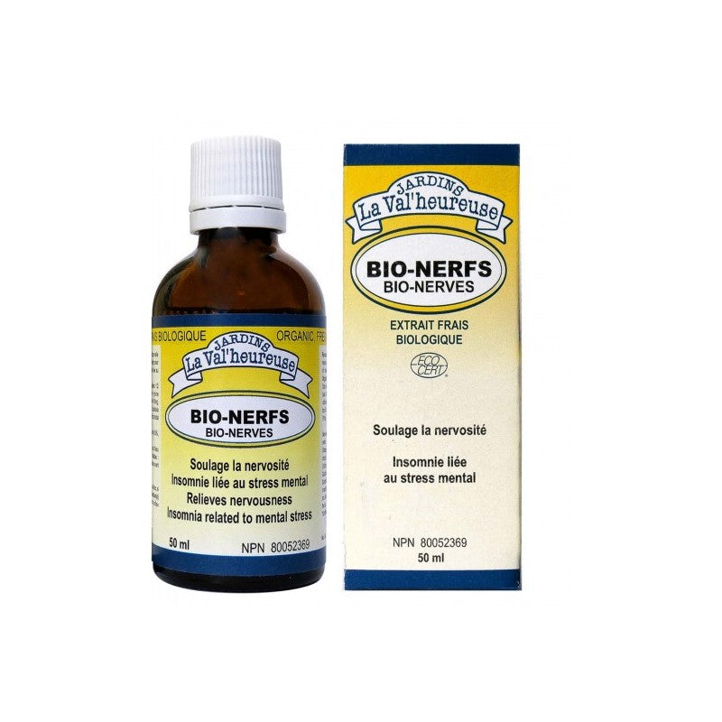 Bio Nerfs teinture mère 50 ml — Herboristerie Desjardins