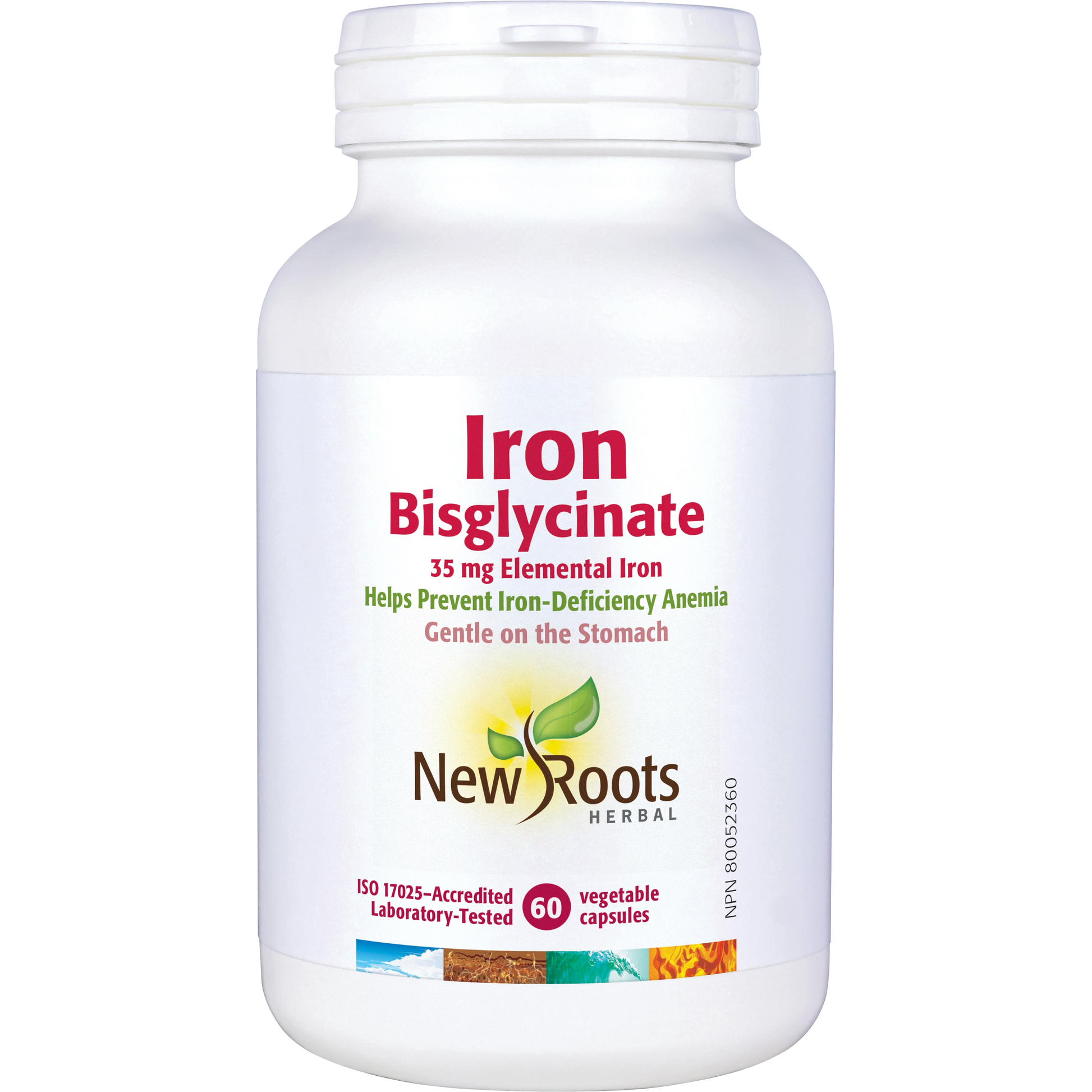 Iron Bisglycinate 35 mg 60 capsules