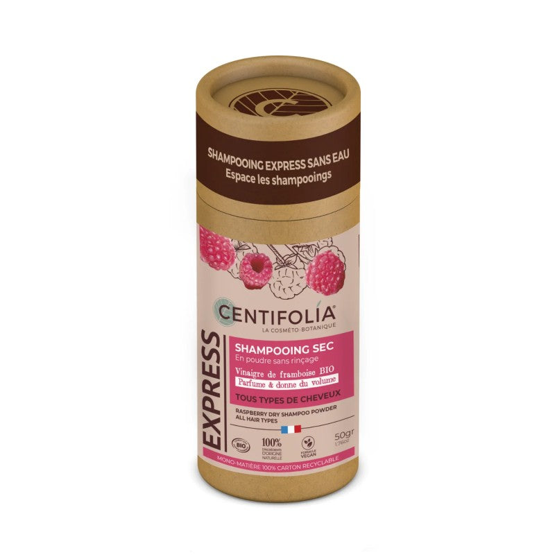 Shampooing sec sans rinçage framboise — Herboristerie Desjardins