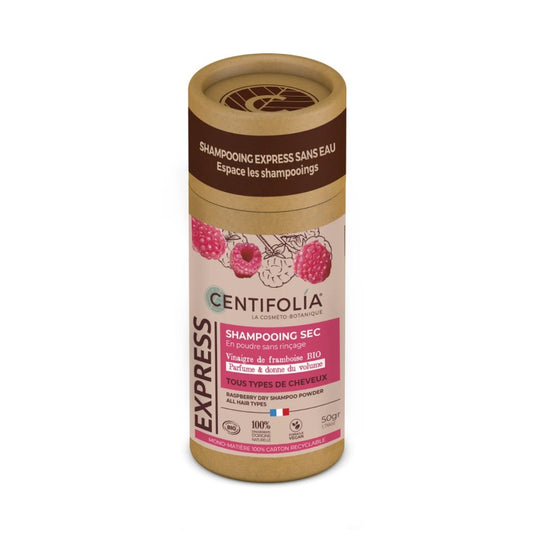 Shampooing sec sans rinçage framboise — Herboristerie Desjardins
