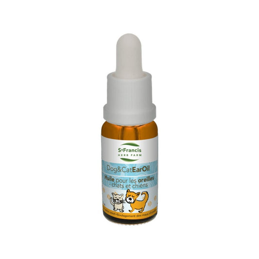 Huile pour les oreilles chats et chiens - 15 ml — Herboristerie Desjardins