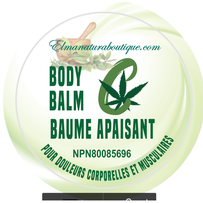 Baume Corporel Apaisant C ELMA - 20 ml — Herboristerie Desjardins