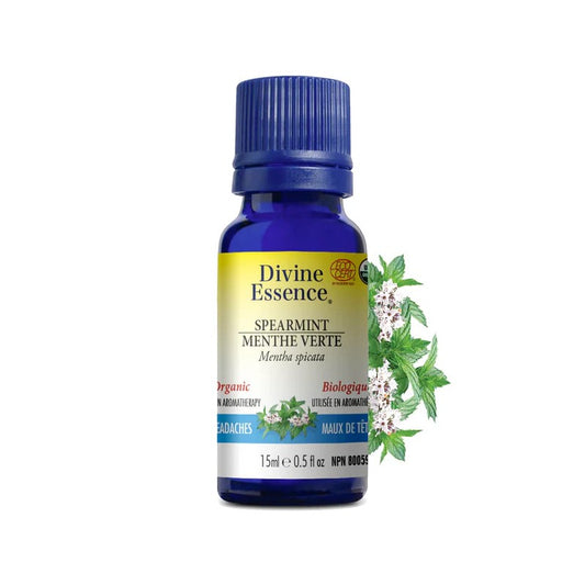 Huile essentielle Menthe Verte Biologique 15 ml — Herboristerie Desjardins