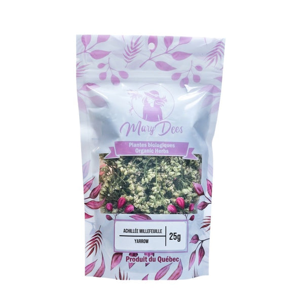 Achillée millefeuille (Achillea millefolium) biologique — fleurs entières 25 g