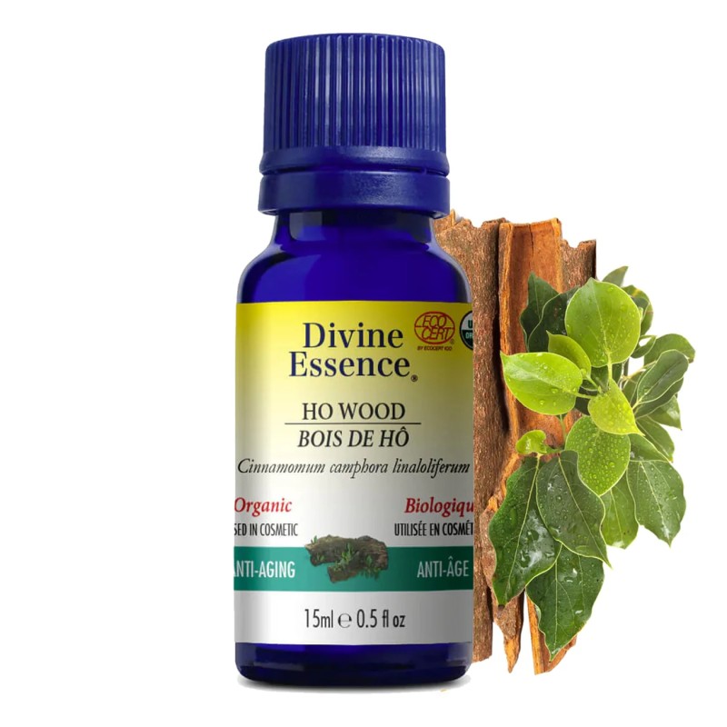 Huile essentielle Bois de Hô Biologique 15 ml — Herboristerie Desjardins