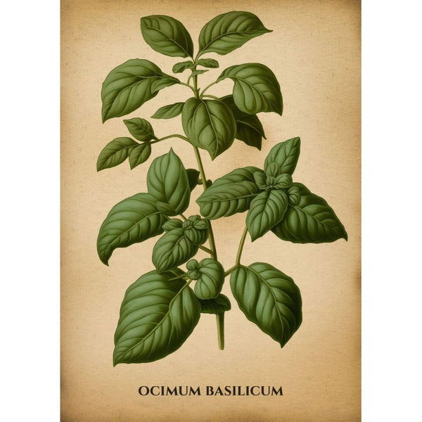 Basilic feuille (Ocimum tenuiflorum) séchée en vrac