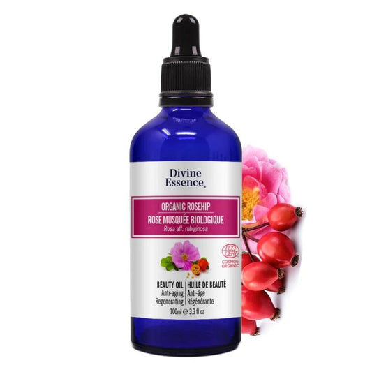 Huile de Rose Musquée Bio - 100mL — Herboristerie Desjardins