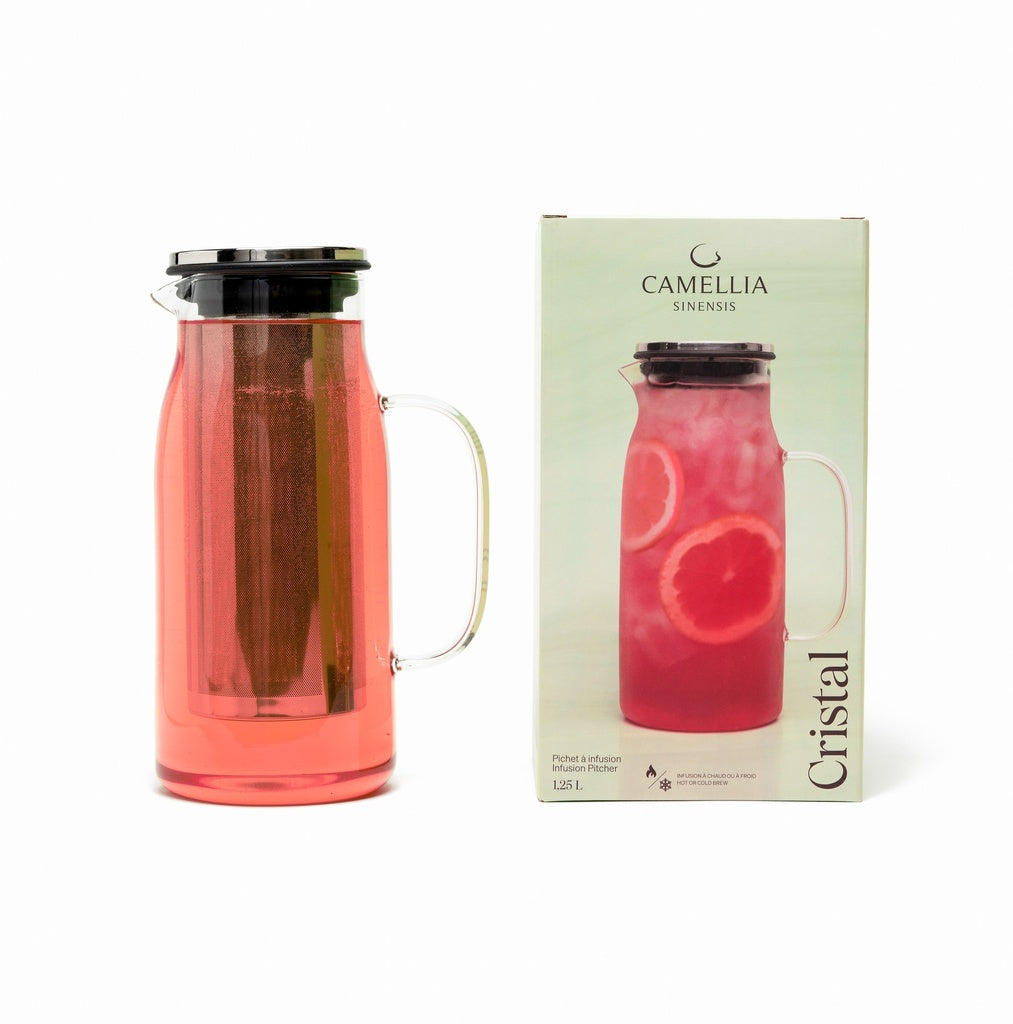 Pichet à infusion Cristal 1,25 L Camellia Sinensis