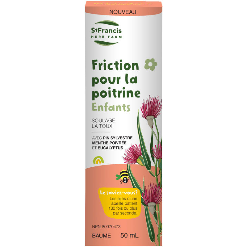 Friction pour la poitrine – enfants, St-Francis herb farm, 50 ml