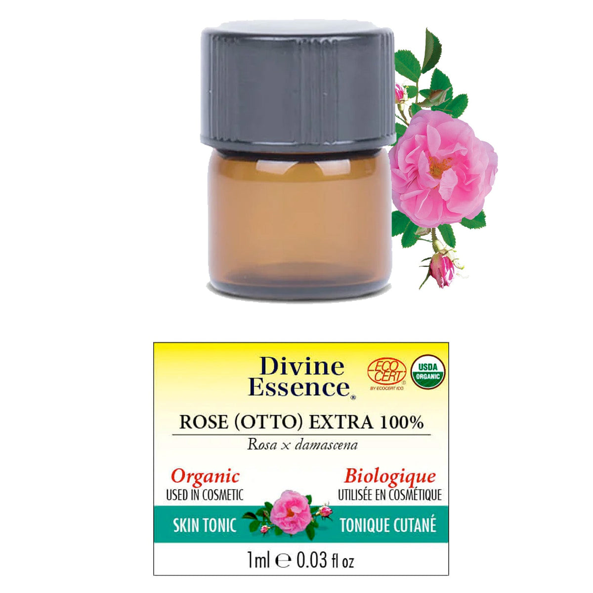 Rose (Otto) Extra 100% Biologique