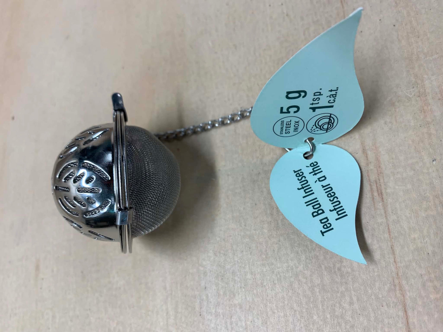 Boule à Thé 5g (Inox) — Herboristerie Desjardins