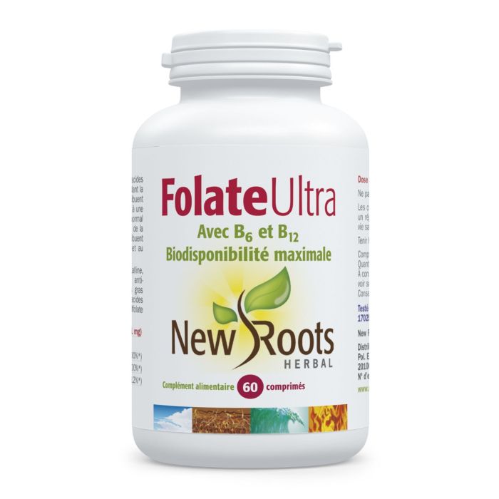 Acide Folique Actif (L-5-Méthyltétrahydrofolate) 60 comprimés