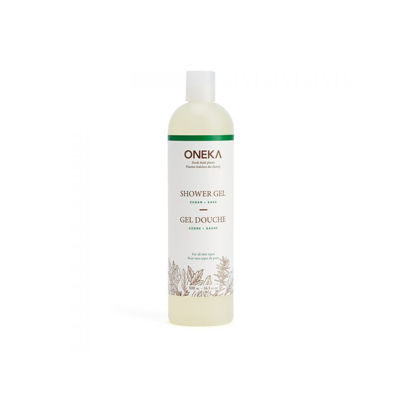 Gel douche cèdre et sauge  - Oneka